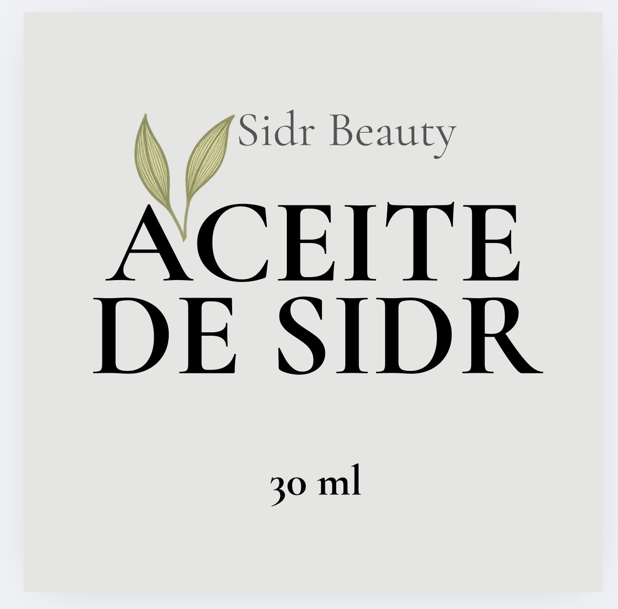 ACEITE DE SIDR